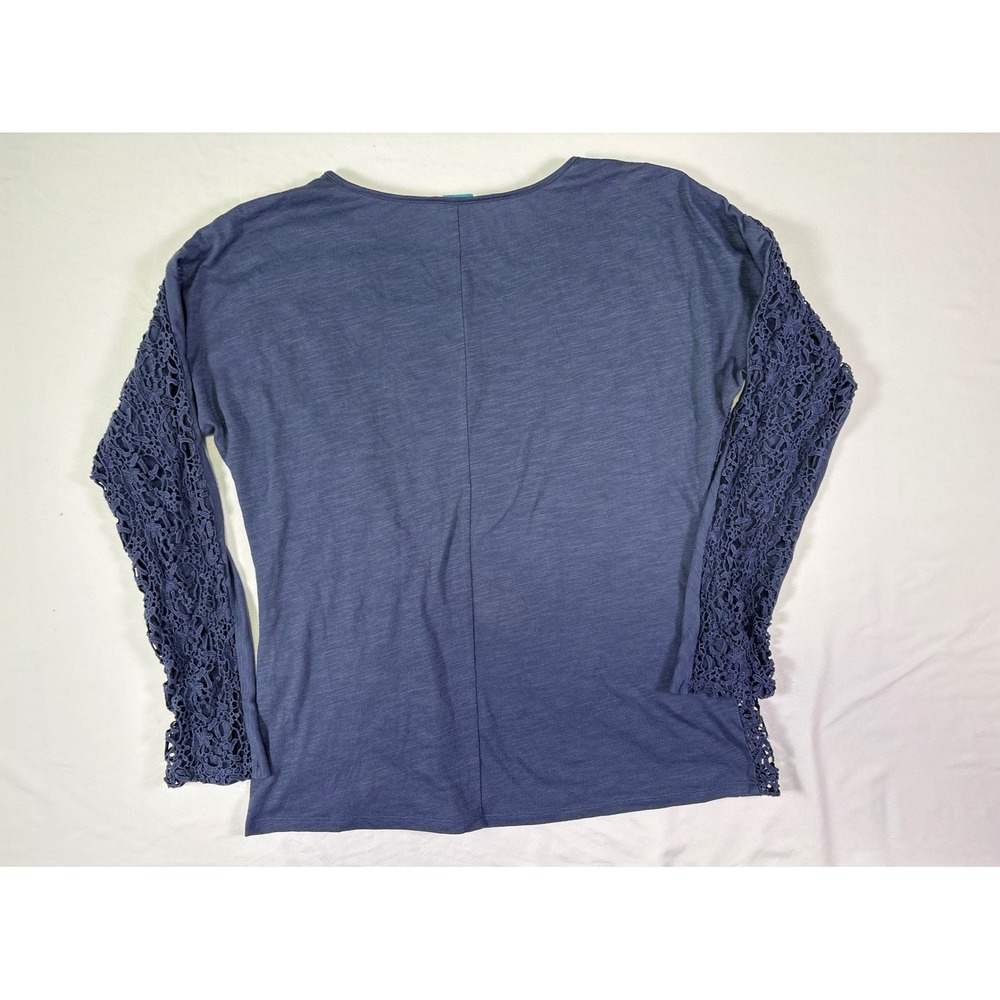 Sundance Lily's Paramour Crochet Lace Long Sleeve Top S Boho Whimsigoth Coquette - Picture 7 of 7